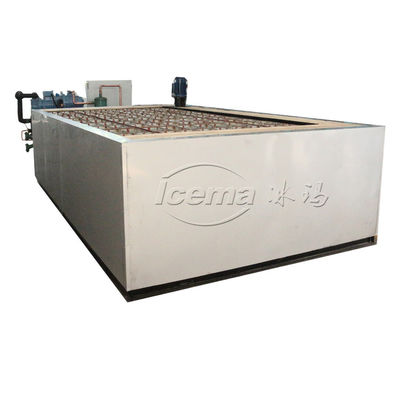 19.75KW Multifungsi 2T 5T 10T 20T Saline Block Ice Plant untuk 5000 kg Produksi Es
