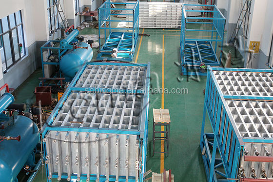 Mesin pembuatan blok es industri kapasitas pendingin tinggi 5T 10T 15T Ton 20T 25T 30T