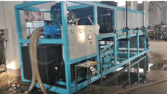 ICEMA 1T-20T/24H Mesin Es Blok Pendingin Langsung untuk Produksi Es Industri Besar