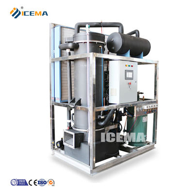 8.66KW Tube Ice Maker untuk Bar di Pabrik Kimia Nyaman dan awet