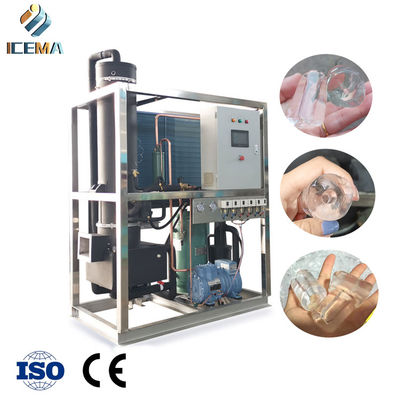 Harga yang pantas Mesin pembuatan es tabung industri untuk restoran 1T 5T 10T Mudah dioperasikan 220V/380V on line