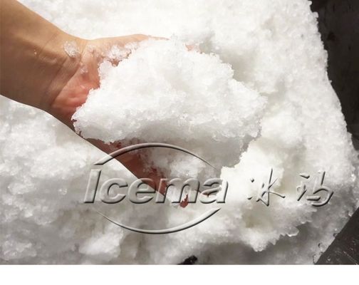 9T / jam Kapasitas portabel stainless steel ICEMA mini mesin pembuat es untuk menyimpan segar