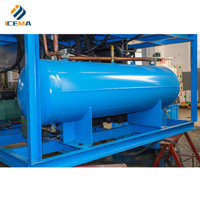 Mesin es tabung industri 1 ton dengan daya langsung 4600W