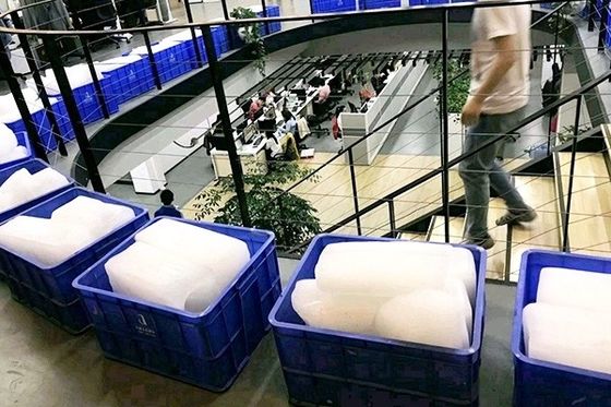 600 KG Mesin pembuatan es blok industri khusus untuk operasi pertambangan energi