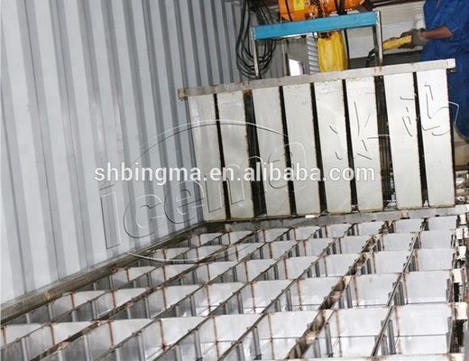 RefComp Kompresor 31.25KW 8T Container Block Ice Machine yang bisa dilepas untuk Pelabuhan dan Dermaga