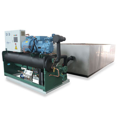 Harga yang pantas Disesuaikan 10 ton Industrial Ice Block Ice Making Machine dengan arus nominal 88,8A on line