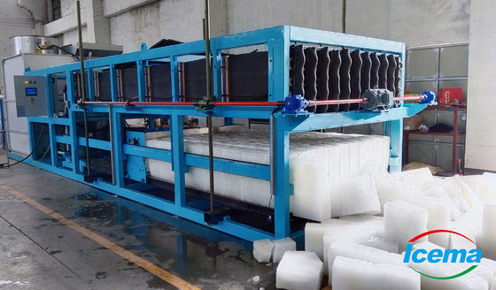 Udara/Air Pendingin 20 ton Blok Es Mesin pembuatan es Industri yang disesuaikan 85.5KW