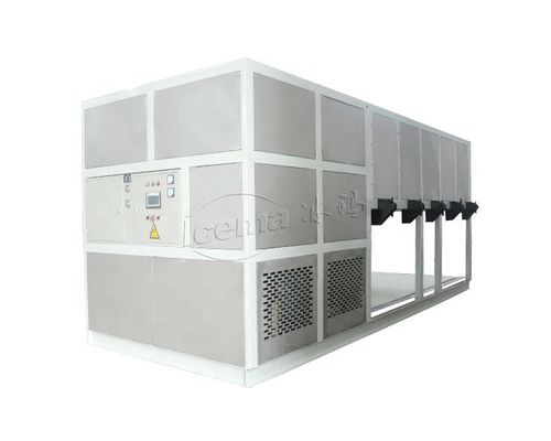 Harga yang pantas Mesin pembuatan es industri 10T/24H dengan pendinginan langsung dan bahan pendingin R404A/R22 on line
