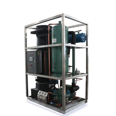 Mesin es tabung stainless steel profesional 2 ton / hari dengan ukuran 1620 * 1350 * 2150mm