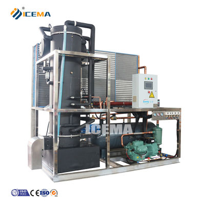 8 ton Stainless Steel Tube Ice Machine Output otomatis 10T/24H Opsi yang dapat disesuaikan