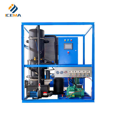 Frascold Industrial 1 Ton Mesin Pipa Es Produksi es yang dapat diandalkan untuk industri