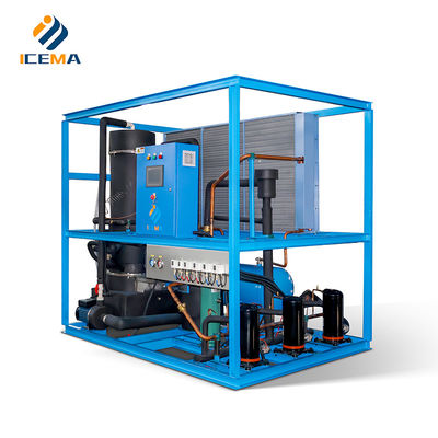 Frascold Industrial 1 Ton Mesin Pipa Es Produksi es yang dapat diandalkan untuk industri