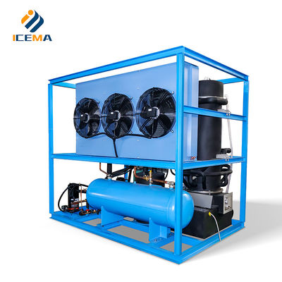Frascold Industrial 1 Ton Mesin Pipa Es Produksi es yang dapat diandalkan untuk industri