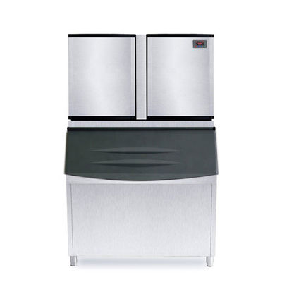 Harga yang pantas 1245*645*760mm Mesin Es Kubu Otomatis Komersial dalam Model Terbaru 700kg-1000kg/24h on line