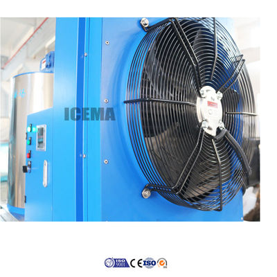 Mesin pengeringan udara / pendingin air mesin pembuat es serpihan 1 ton 2 ton mesin es