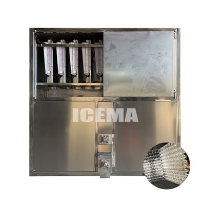 Harga yang pantas Mesin es ICEMA 2T/24H mesin pembuat es otomatis untuk pabrik es on line