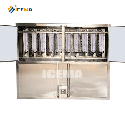 Harga yang pantas Industri Ice Cube Maker Dengan 19X21X6 Es Grid Dan 12-17 Menit Es Membuat Kecepatan on line