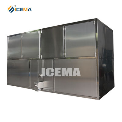 Harga yang pantas PU Material Isolasi Ice Cube Maker Mesin 5000kg per hari untuk kebutuhan industri on line