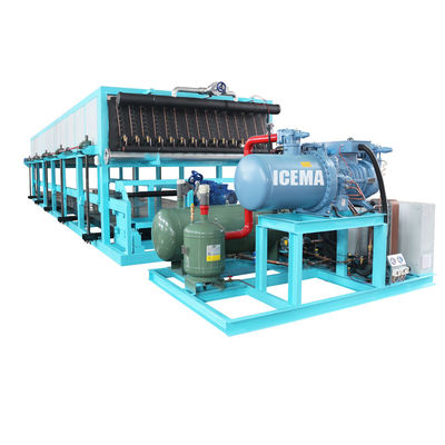 85kw Kapasitas pendinginan Mesin Blok Es Industri untuk Produksi Es Berskala Besar
