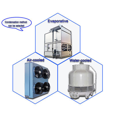 Menghemat energi 3T Mesin pembuat blok es industri dengan 380V / 3P / 50hz catu daya