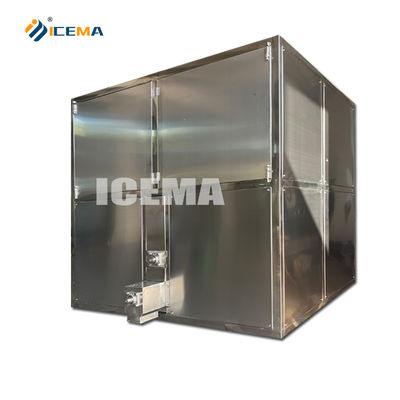 Harga yang pantas 2T Ice Cube Machine Industrial 1860W Ice Maker Crystal untuk penyimpanan es 2TON Manfaat on line