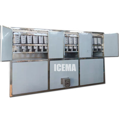 Harga yang pantas 5000kg/hari Mesin pembuatan es kubus industri 5ton Kapasitas dengan Shell Tube Cooling on line