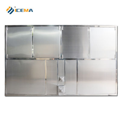 5000kg/hari Mesin pembuatan es kubus industri 5ton Kapasitas dengan Shell Tube Cooling