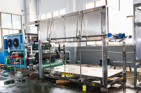 Icema Industrial Block Ice Maker Machine Output 1t-30t Untuk komersial
