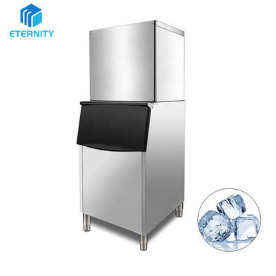 Beli 200KG 300kg 400kg 500kg ICEMA Ice Cube Maker Mesin 760*830*1780mm Ukuran Es 22x22x22mm online manufacture