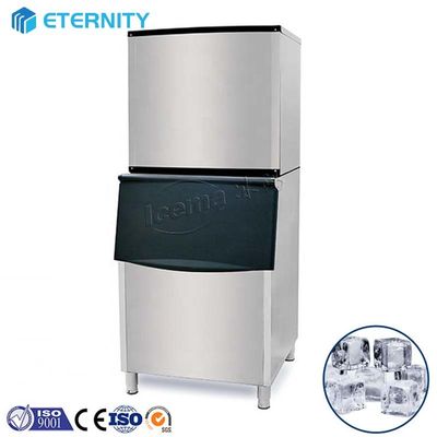 Beli 136kg Otomatis Ice Cube Maker untuk Hotel dan Restoran Cube Shape Bristol Kompresor online manufacture