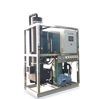 Beli Automatic 1T/24H Large Tube Ice Machine with SUS304 Stainless Steel and R404 Refrigerant for Commercial Use online manufacture