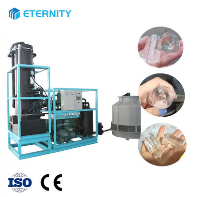 Beli ICEMA 25T/24H Industrial Tube Ice Machine with 21mm/24mm/28mm/34mm Tube Ice and -8 ℃ Temperature for High Efficiency Cooling online manufacture