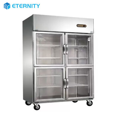 Beli Komersial empat pintu stainless steel vertikal kulkas 780L online manufacture