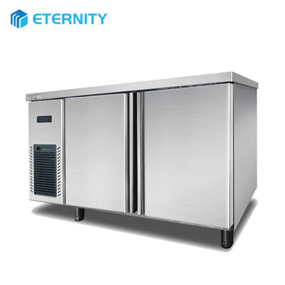 Beli Stainless Steel Double Door Top Freezer Pendinginan 150 Lbs vertikal Pendinginan online manufacture