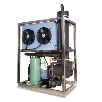 Beli Mesin Pembuat Es Tube Bersertifikat CE 1T Mesin Es Tube Kustom 1000kg Penyimpanan Es Mesin Motor Emerson Gear PLC Pompa online manufacture