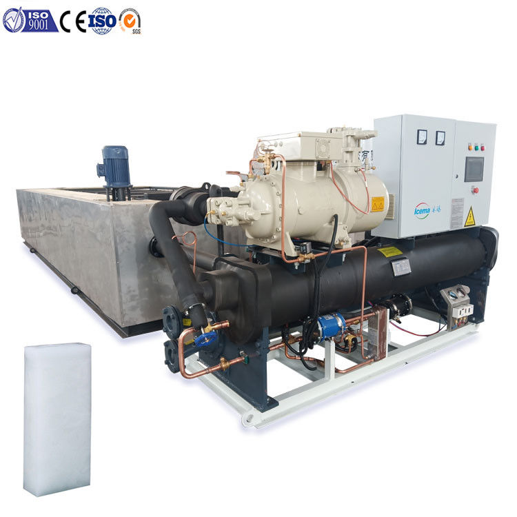 Brine Type Industrial 10 Ton Mesin Pembuat Es Balok 380V