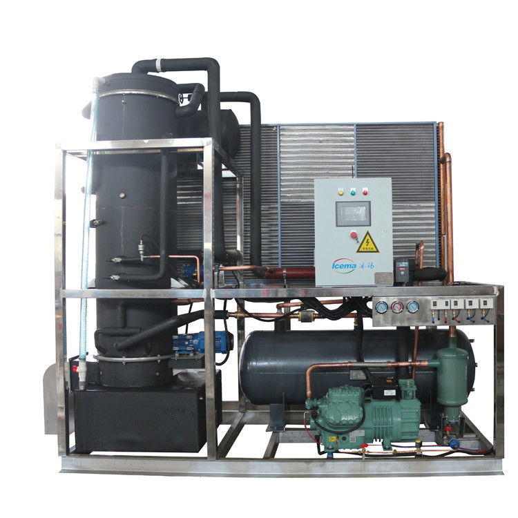 Efisiensi Tinggi Industri 21T 22T 23T 24T 25T Tube Ice Making Machine Ice Tube Maker Machine Harga Pabrik Expo Maret