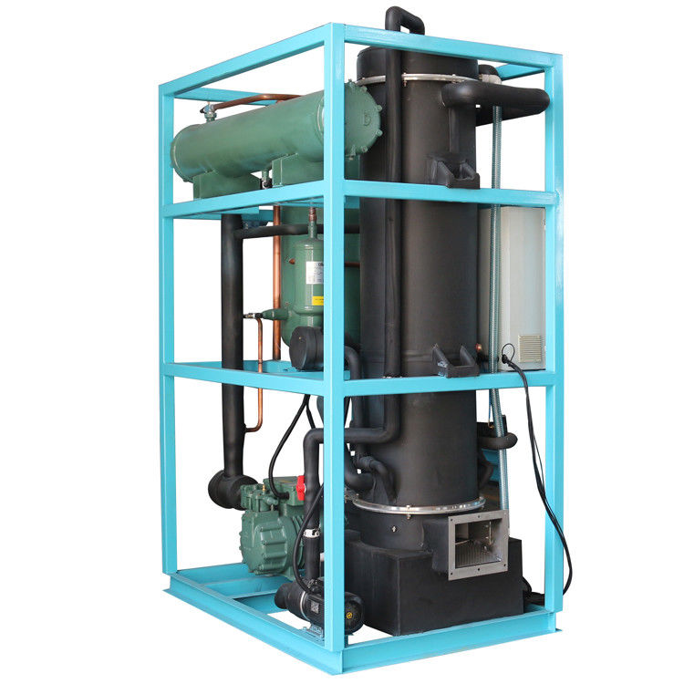 Mesin es tabung dengan katup ekspansi Danfoss-Denmark 380v / 50hz / 3p Tegangan untuk