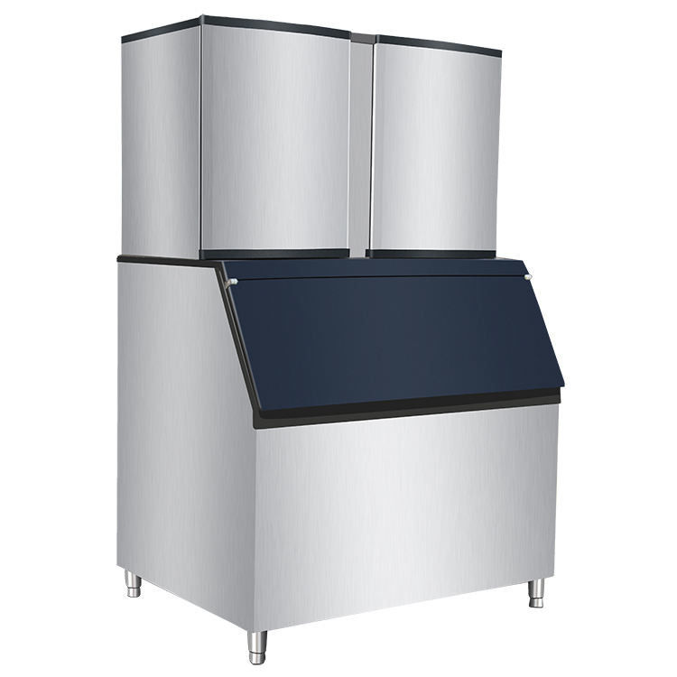 Mesin es kubus komersial dengan bahan stainless steel tegangan 220-240V