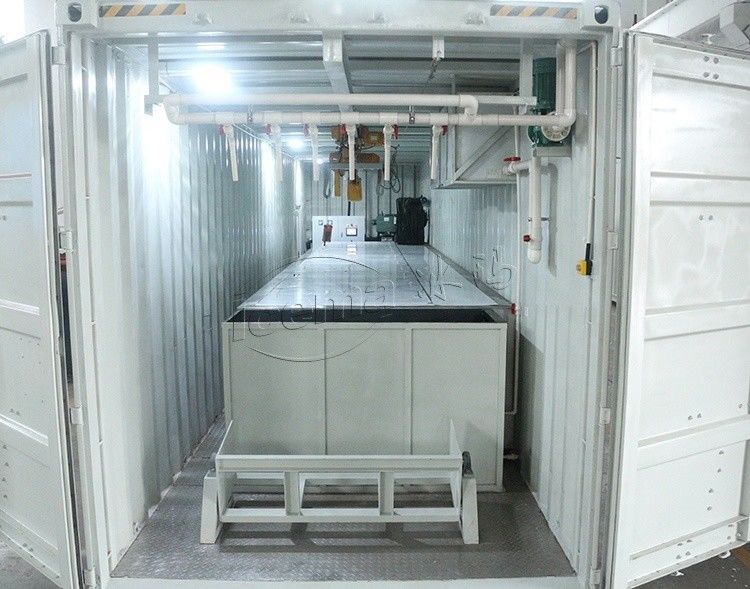 Toko Makanan Kontainer Industri Blok Pembuat Es Es Berat 25kg 50kg 100kg Konsumsi