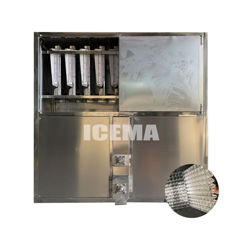 Mesin es ICEMA 2T/24H mesin pembuat es otomatis untuk pabrik es