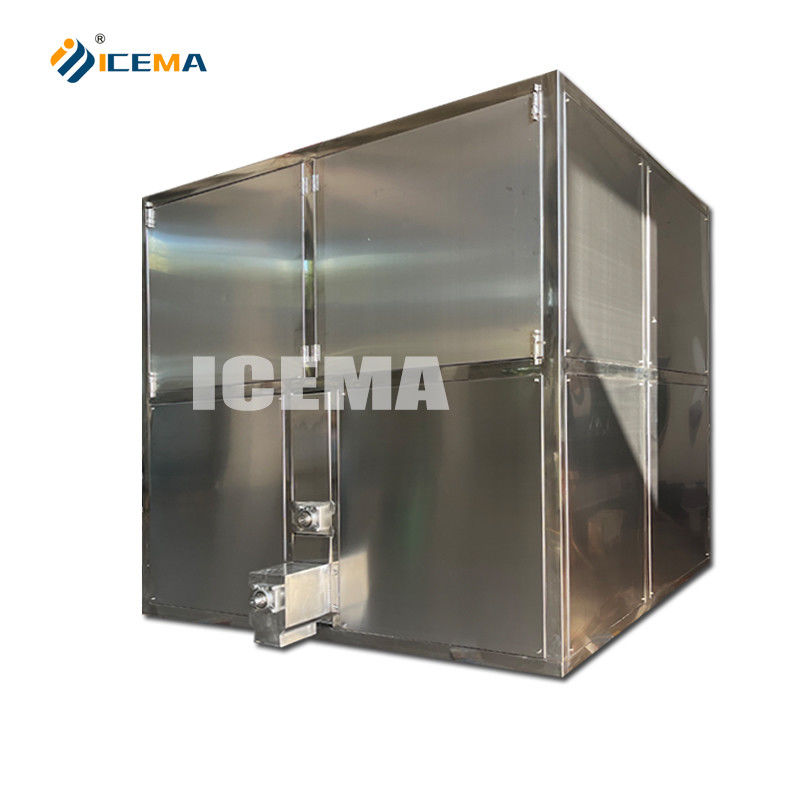 2T Ice Cube Machine Industrial 1860W Ice Maker Crystal untuk penyimpanan es 2TON Manfaat