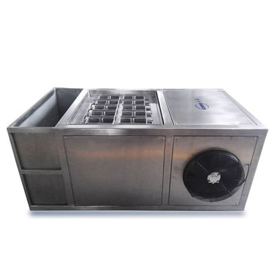 Harga yang pantas Industri 2T / 24H Brine Refrigeration Block Ice Machine Air Garam Untuk Pabrik Es / Penyimpanan Dingin / Pendinginan / Segar on line