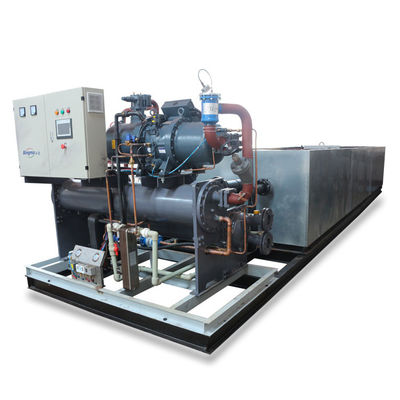 Harga yang pantas 25T/24H Brine Refrigeration Block Ice Machine Air Garam Industri on line