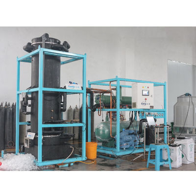 Mesin es tabung industri 1T/24H untuk pengolahan makanan di laboratorium industri katering