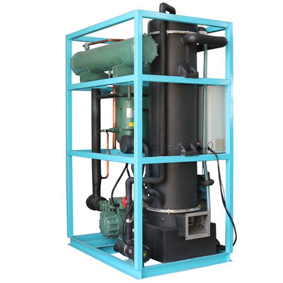 Mesin es tabung dengan katup ekspansi Danfoss-Denmark 380v / 50hz / 3p Tegangan untuk
