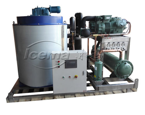 Harga yang pantas China 50 ton/hari kontainer mesin es serpihan salju untuk pendinginan dengan harga pabrik on line