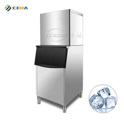 Harga yang pantas 200KG 300kg 400kg 500kg ICEMA Ice Cube Maker Mesin 760*830*1780mm Ukuran Es 22x22x22mm on line