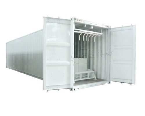 Harga yang pantas 6400*2250*2500 Mesin es blok kontainer dengan kapasitas penyimpanan es lainnya di pelabuhan dan dermaga on line
