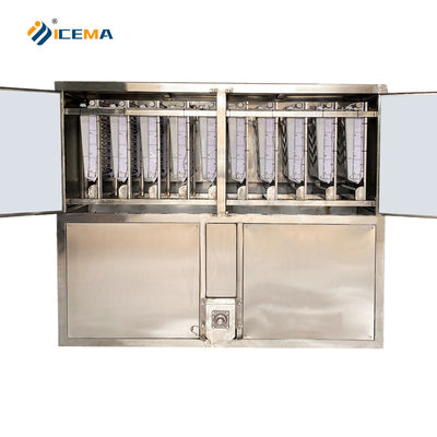 Harga yang pantas Mesin pembuat es otomatis 3T 300KG untuk lini produksi es kristal kubus on line